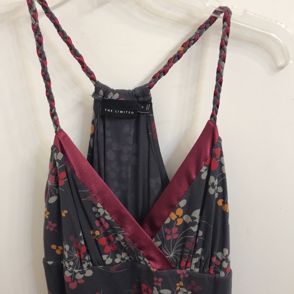 Grey Floral Multi Dress - Picture 3 of 4